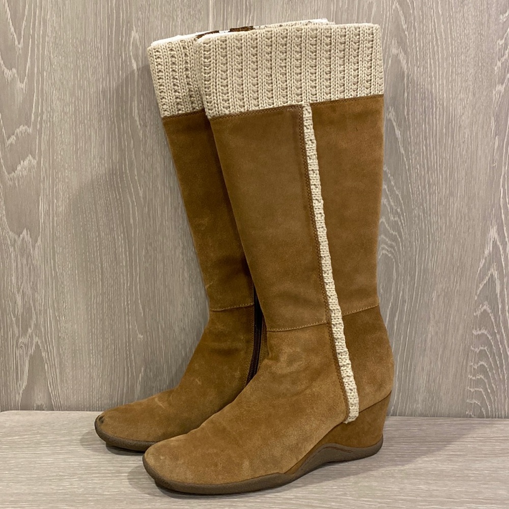 a.n.a Tall Suede Snow Boots